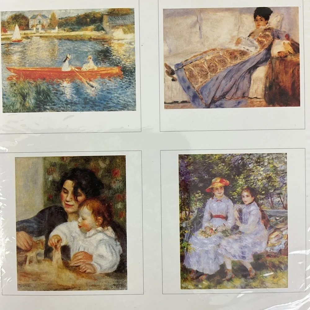 Vintage 2001 Pierre Auguste Renoir Impressionist Art Calendar